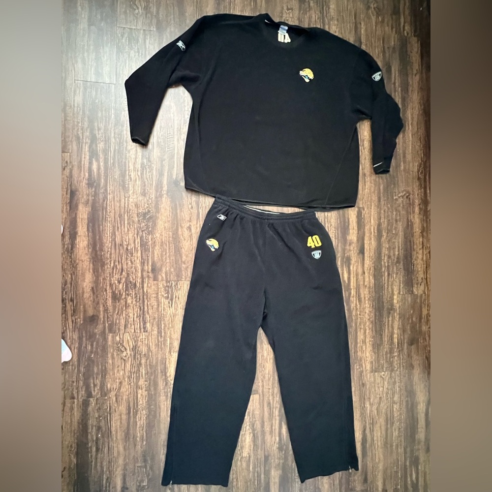 Vintage Reebok Jacksonville Jaguars Player Sweatsuit Size XXL NFL Team Issued